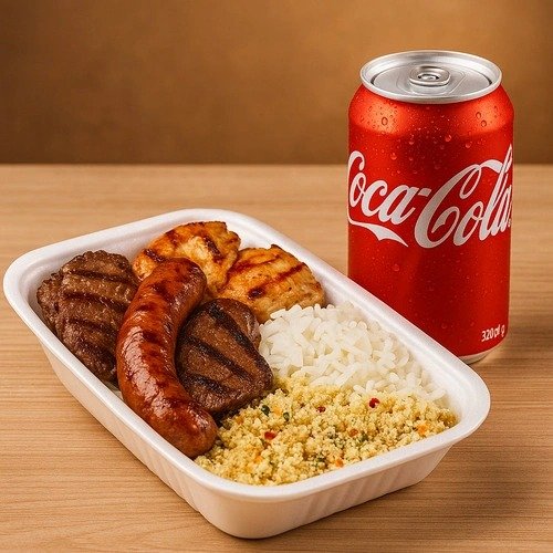 Combo Marmitex Churrasco + Coca